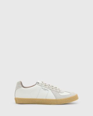 AllSaints - Jamie - Leder-Sneaker in Weiß