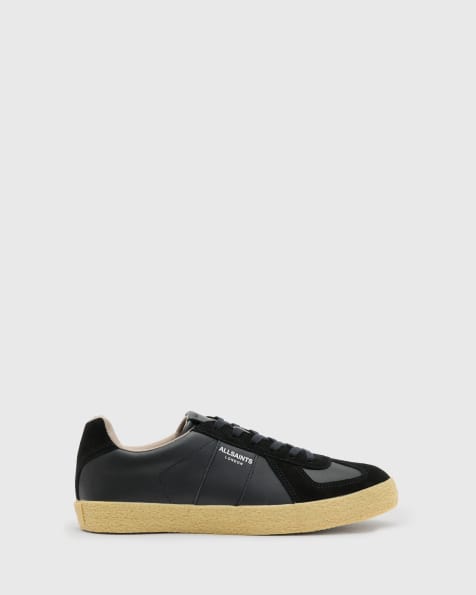 AllSaints - Jamie - Sorte sneakers i læder - view 1