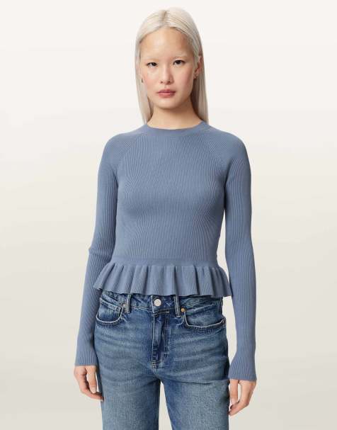 AllSaints - Jas - Jersey azul Luna - view 1