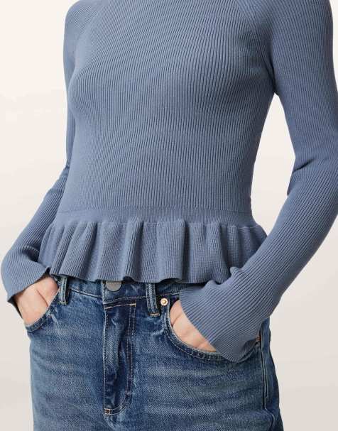 AllSaints – Jas – Pullover in Luna-Blau - view 1