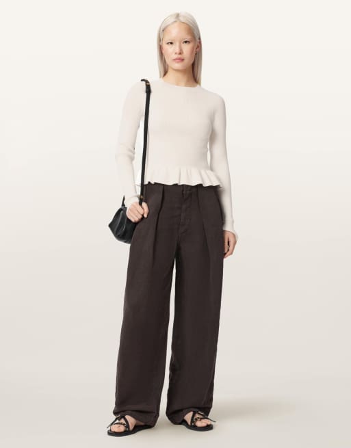 AllSaints - Jas - Trui in wit, 6 van 6