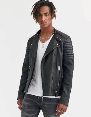 all saints jasper leather jacket