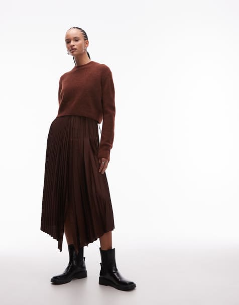 AllSaints - Jax - Robe 2-en-1 - Marron châtaigne - view 1