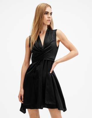 AllSaints - Jayda - Kleid in Schwarz