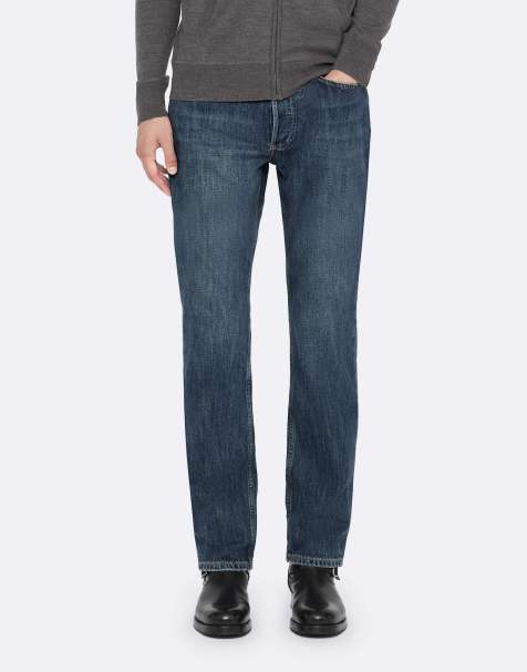 AllSaints jean slim droit en indigo foncé - view 1