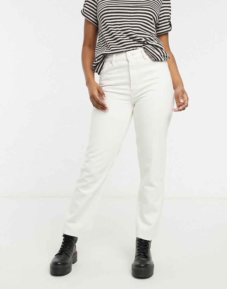 AllSaints - Jeans met rechte pijpen in wit