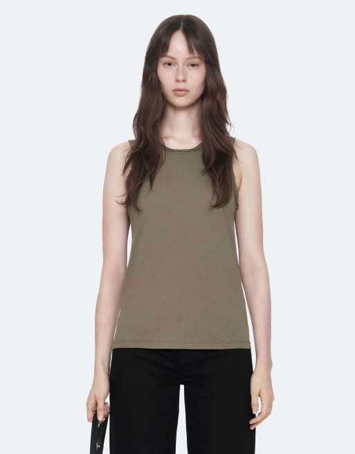 AllSaints Jenny débardeur kaki délavé, 4 de 6