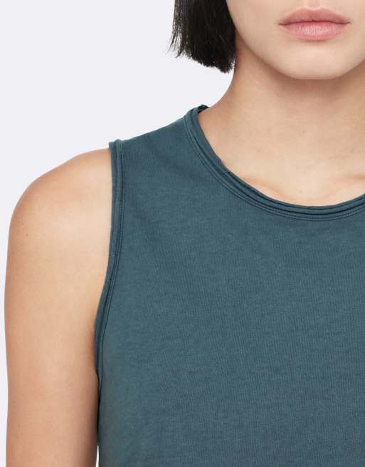 AllSaints Jenny tank in teal blue, 5 van 6