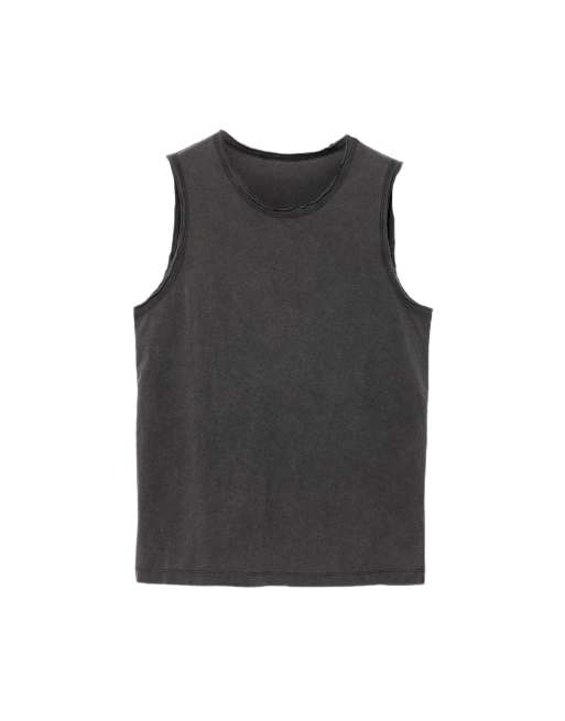 AllSaints Jenny Tanktop in verwaschenem Schwarz, 2 von 6