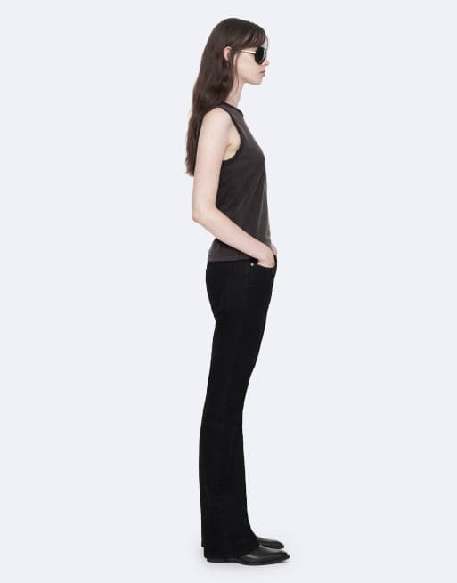 AllSaints Jenny Tanktop in verwaschenem Schwarz, 6 von 6