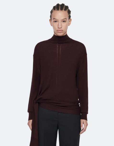 AllSaints jersey Tilley en marrón granate - view 1