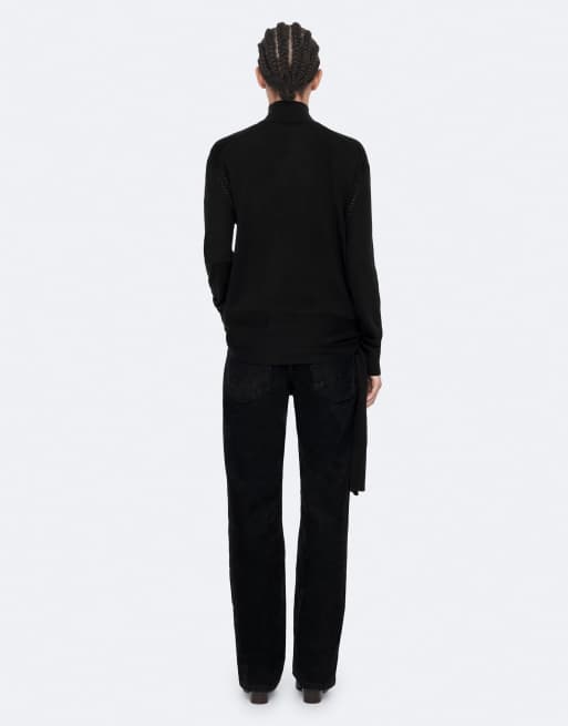 AllSaints Jersey Tilley negro, 4 de 7