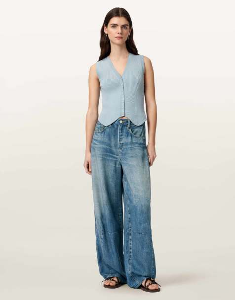 AllSaints - Jett - Broek in indigo - view 1
