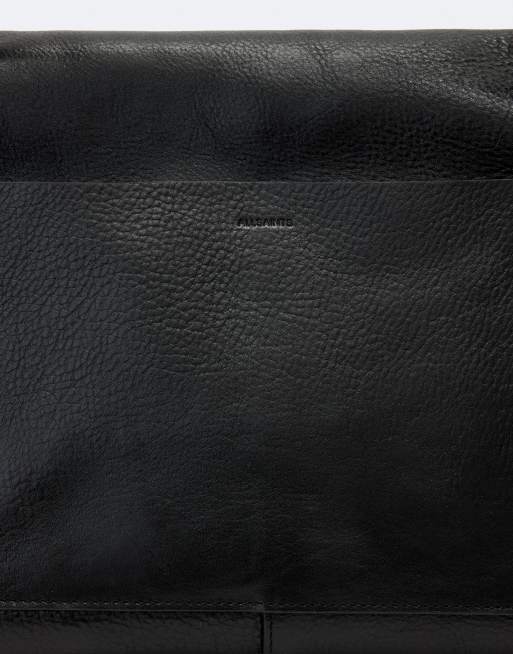 AllSaints Joan leren satchel-schoudertas in zwart, 4 van 4