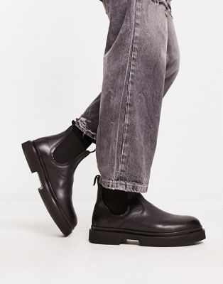 AllSaints Jonboy chelsea boots in black