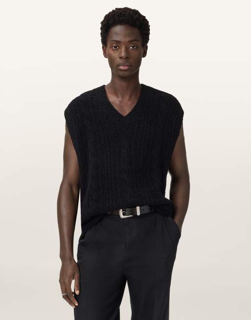 AllSaints – Josif – Tanktop in Schwarz