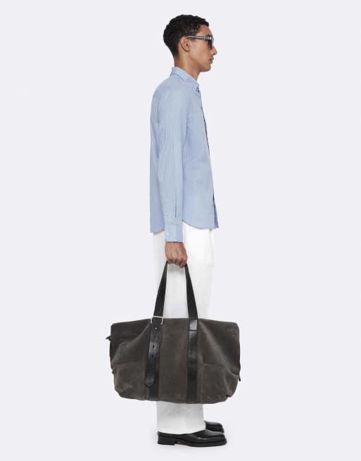 AllSaints Judd langärmliges Hemd in Salton-Blau, 6 von 6