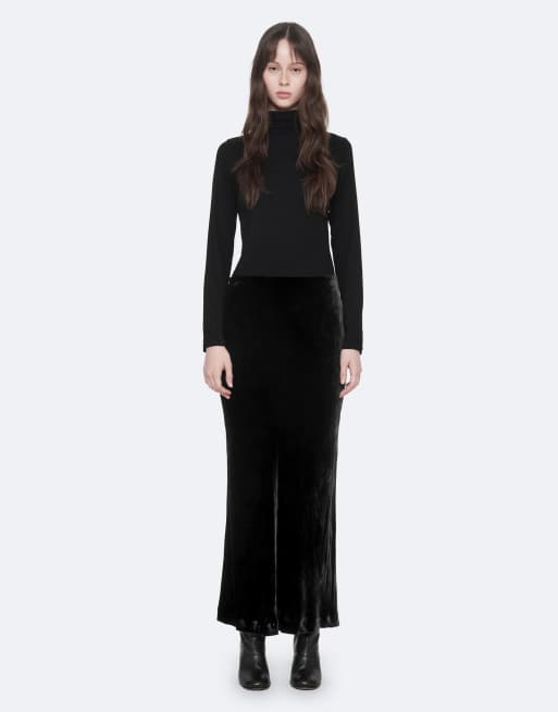AllSaints jupe longue Anise noire, 2 de 7