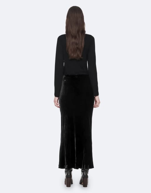 AllSaints jupe longue Anise noire, 4 de 7