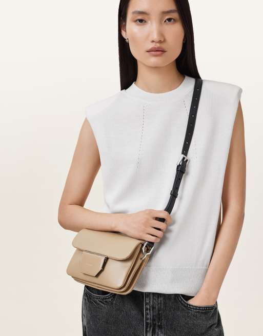 AllSaints - Jupiter - Crossbody tas in bruin