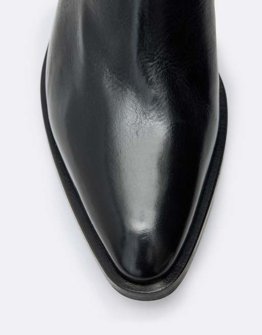 AllSaints Jura bottines à surpiqûres noires, 5 de 5