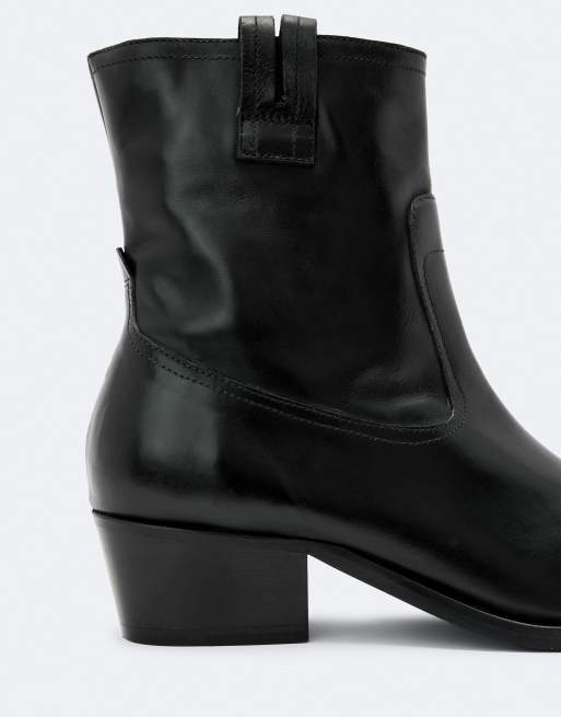 AllSaints Jura laars met rits in zwart, 6 van 6