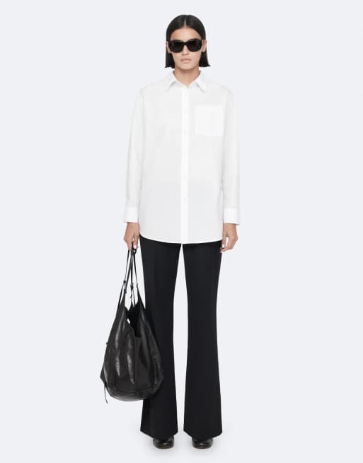 AllSaints Kaia chemise oversize blanche, 2 de 7