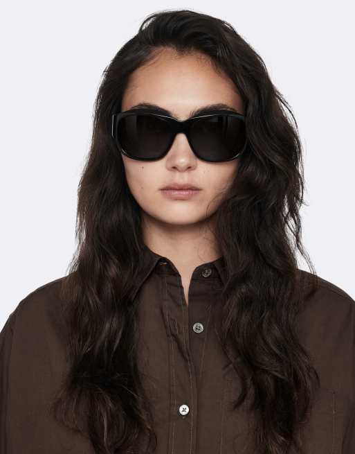 AllSaints Kaia Oversize-Hemd in Haselnussbraun, 3 von 6