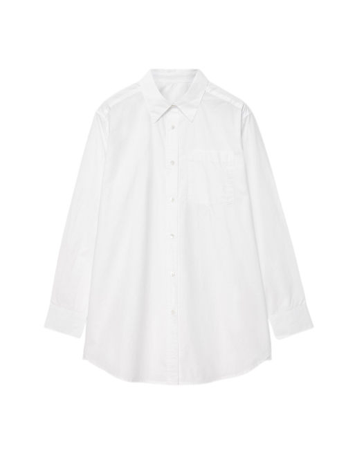 AllSaints Kaia Oversize-Hemd in Weiß, 2 von 6