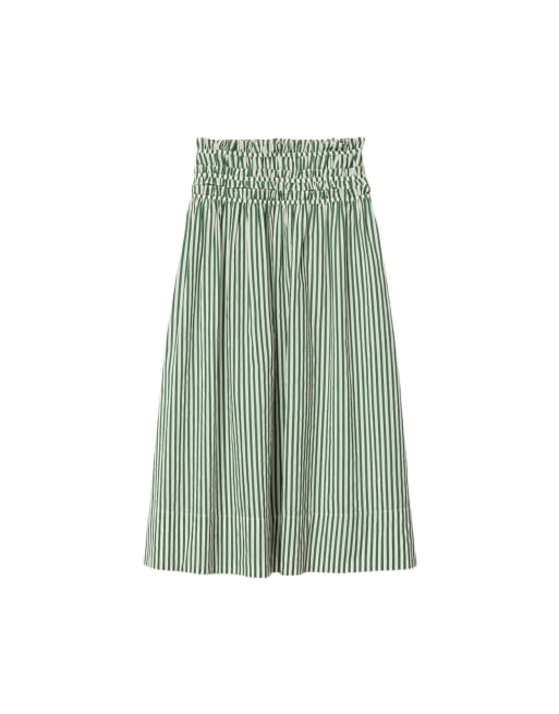 AllSaints - Kali - Falda larga verde manzana y blanca, 2 de 6