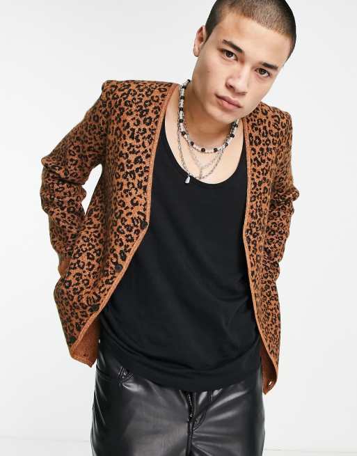 All saints deals leopard cardigan