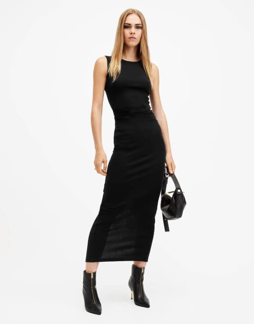 AllSaints - Katarina - Jurk in zwart