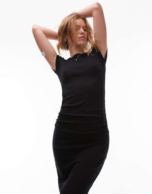 AllSaints - Katarina - Maxi jurk in zwart, 2 van 4