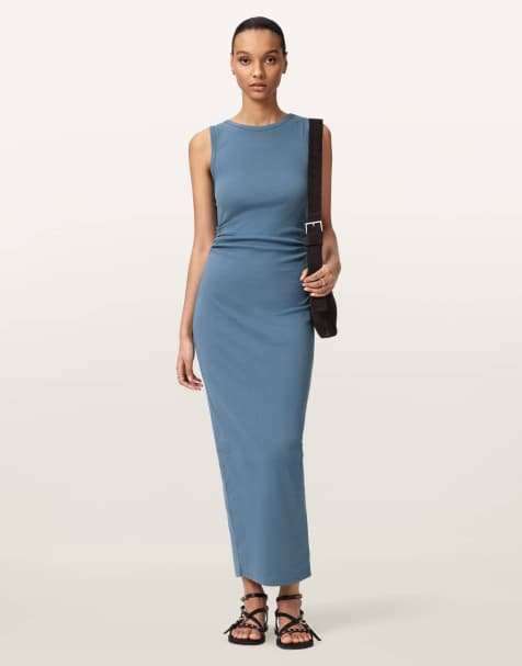 AllSaints - Katarina - Robe - Bleu capitaine - view 1