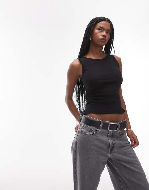 Allsaints katarina tank in black - view 1