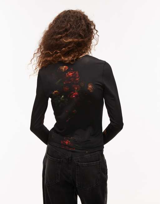 (取寄) オールセインツ レディース カトリン ロング スリーブ トップ AllSaints women Katlyn Long Sleeve Top Charm Black Women's AllSaints Katlyn Long Sleeve Top | Zappos.com