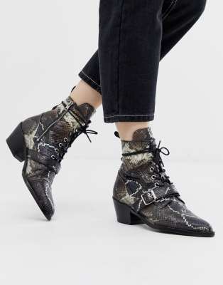 all saints snake boots