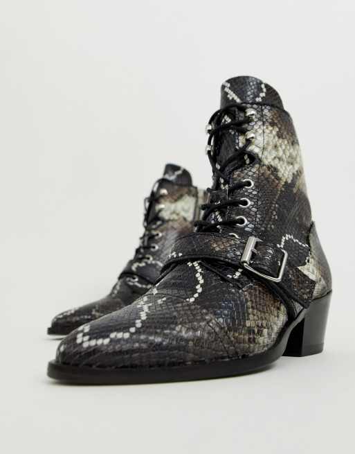 All saints snakeskin clearance boots