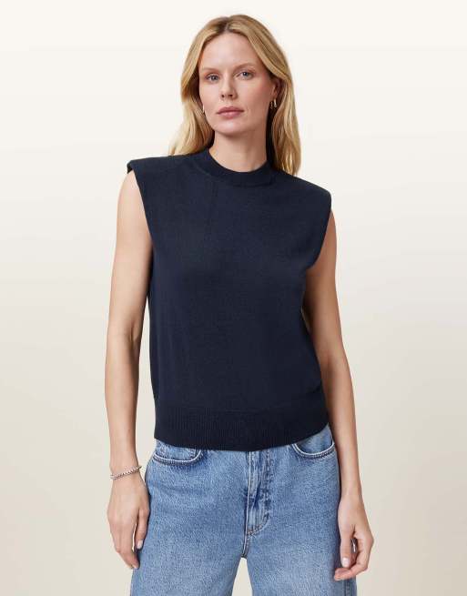 AllSaints - Kayla - Tanktop in blauw