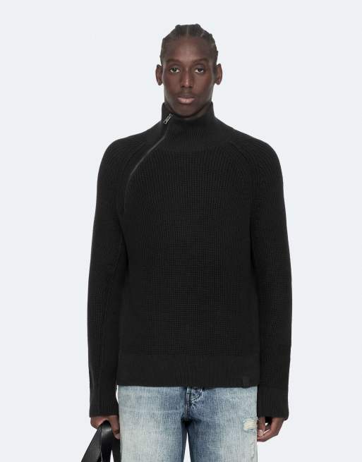 AllSaints Kit mit Stehkragen in Schwarz, 4 von 6