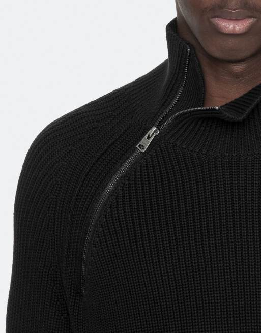 AllSaints Kit mit Stehkragen in Schwarz, 5 von 6