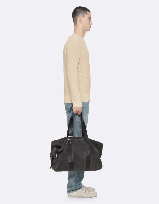 AllSaints Kit Sweatshirt mit Rundhalsausschnitt in Ecru-Weiß, 6 von 6