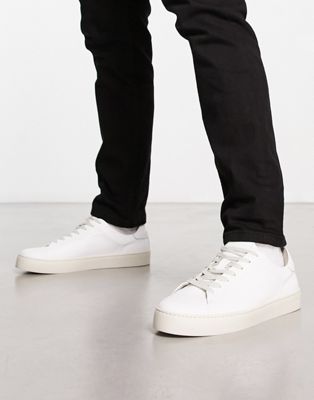 AllSaints Klip low top trainers in white - ASOS Price Checker