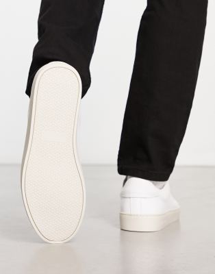 AllSaints Klip low top sneakers in white ASOS