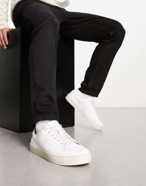 All saints store white sneakers