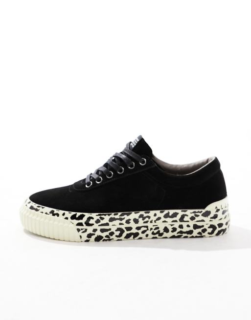 KNOX SUEDE LOW TOP PATTERN SOLE TRAINERS | KNOX スエード ロー