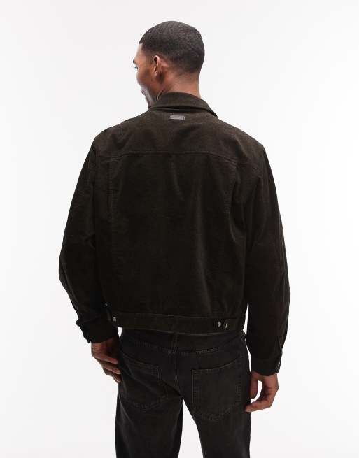 AllSaints – Korey – Jacke mit Reißverschluss und Leopardenmuster in Braun, 3 von 5