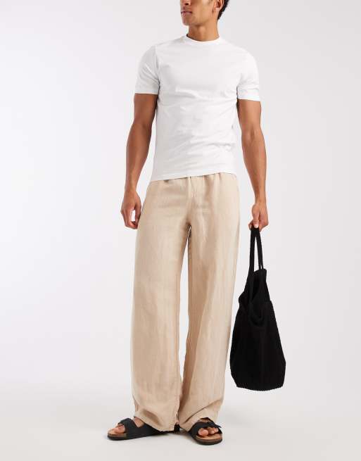 AllSaints Korten trousers in sand, 5 of 5