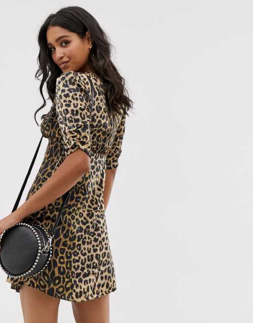 AllSaints - Kota - Vestitino da giorno con stampa leopardata, 2 di 4
