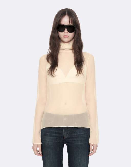 AllSaints Kumi Top in Ecruweiß, 4 von 6
